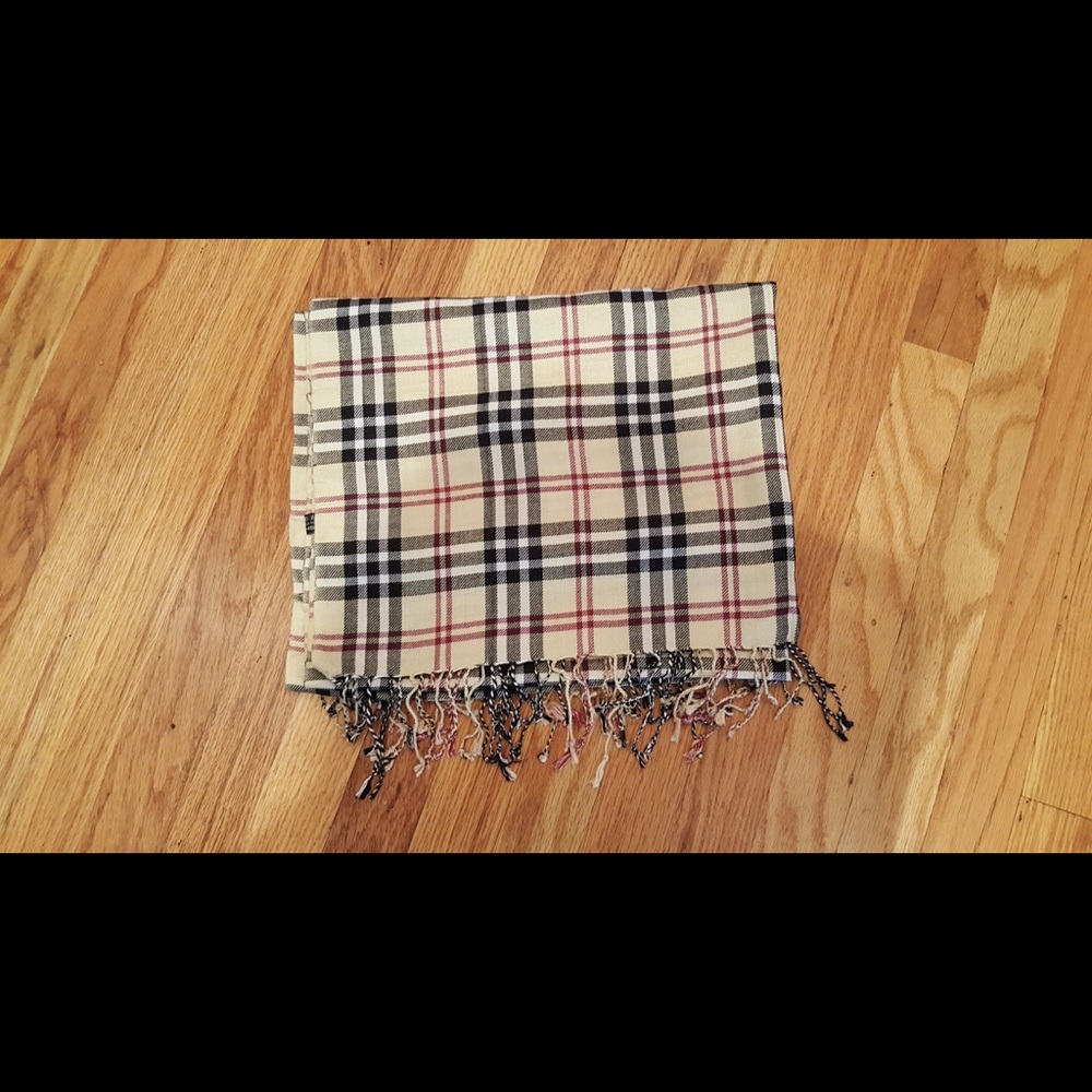 Plaid Pashmina